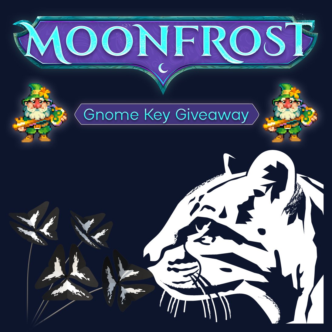 🔑Moonfrost Gnome Key Giveaway🔑
We’re giving away 20 Gnome Keys to our community! These are your ticket to <a href="/MoonfrostGame/">Moonfrost</a> Early Access

To Enter:
1️⃣Like &amp; Retweet
2️⃣Follow <a href="/MoonfrostGame/">Moonfrost</a> and <a href="/GuildSaga/">Guild Saga✨</a>
3️⃣Join: discord.gg/moonfrost
4️⃣Fill out the form in our discord:
