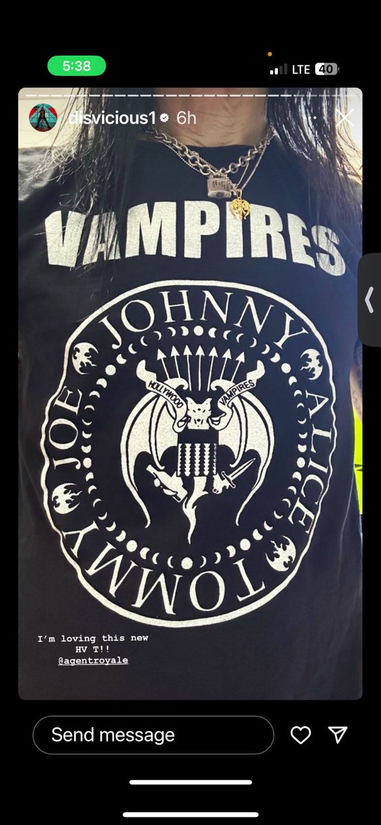 AgentRoyale's tweet image. Hollywood Vampires Tees by @AgentRoyale ONLY AVAILABLE ONLINE ⚡️Rock what they Rock⚡️ #official #johnnydepp #alicecooper #joeperry @DisVicious1 #rockfasion #vampires #italia #designer #nft #vampire @JoePerry #hollywoodvampires #agentroyale @hollywoodvamps #rocktshirts