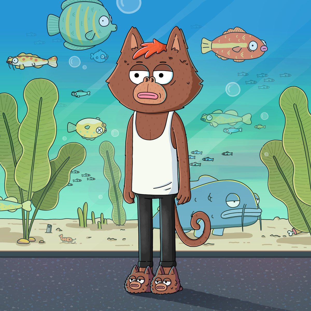 An Albert in Albert Slips. 🐵 🐵