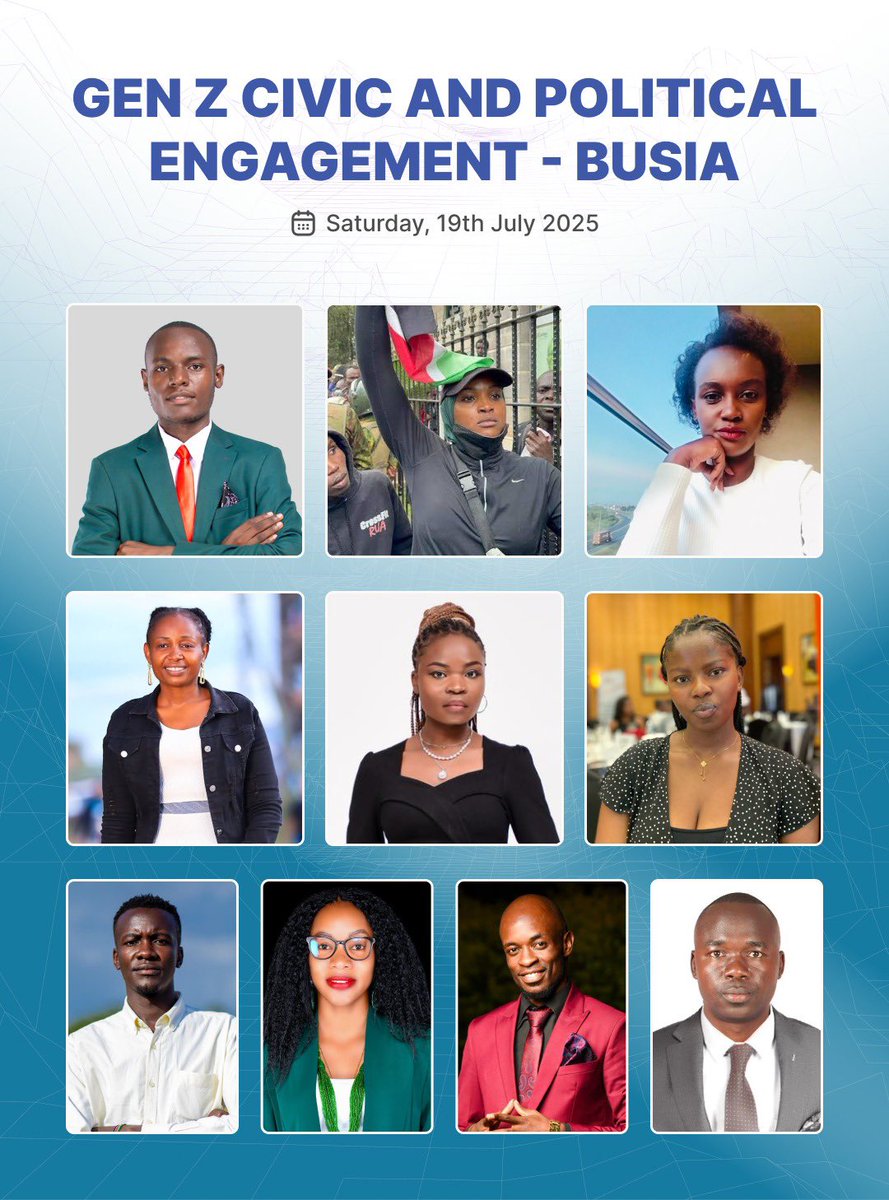 The young people are not just online, we’re on the ground, informed, organized, &amp; unshaken. From Busia to every county, we are shaping a new Kenya with truth, justice, &amp; people power.
<a href="/Mabonga_254/">KOT Sonko™🇰🇪</a>
<a href="/Gombetomboya/">TOM MBOYA JNR🇰🇪</a>
<a href="/fit_ermined/">Shakira Wanjira Naliaka Wafula</a> 
<a href="/Ademba_47/">Ademba Allans Mkenya 🇰🇪🇸🇩🇨🇩🇵🇸</a> 
<a href="/cynthiaZion1/">Cynthia Zion</a> 
<a href="/Kibet_bull/">Yoko Ndegwah</a> 
<a href="/_James041/">I am Chege</a>