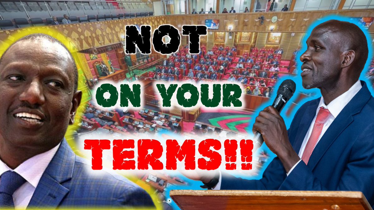 J-25 Movement (@j25_movement) on Twitter photo "NOT ON YOUR TERMS!"
Leader of opposition <a href="/OgolaFogola/">Prof. Fred Ogola- THE PRESIDENT OUT OF OFFICE</a> sends a stark message to President Ruto, outlining the conditions under which Ruto needs to vacate the office and make way for a transitional Government to start solving the problems in Kenya.
youtu.be/30iGvHFecsU?si… "NOT ON YOUR TERMS!"
Leader of opposition <a href="/OgolaFogola/">Prof. Fred Ogola- THE PRESIDENT OUT OF OFFICE</a> sends a stark message to President Ruto, outlining the conditions under which Ruto needs to vacate the office and make way for a transitional Government to start solving the problems in Kenya.
youtu.be/30iGvHFecsU?si…