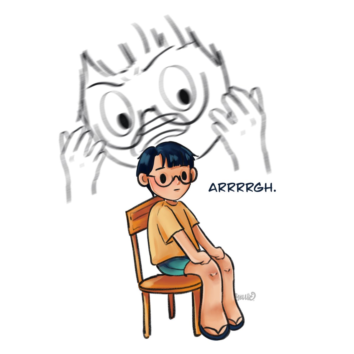 artbyyellie's tweet image. Outside: chill
Inside: ARRRRRRRRGGHH
like how you control your anger especially inside work premises? 
two | #RandomMusingsNiMuning 
#workworkworkworkwork #workculture #angermanagement #digitalart #chibi #cartoons #artwork