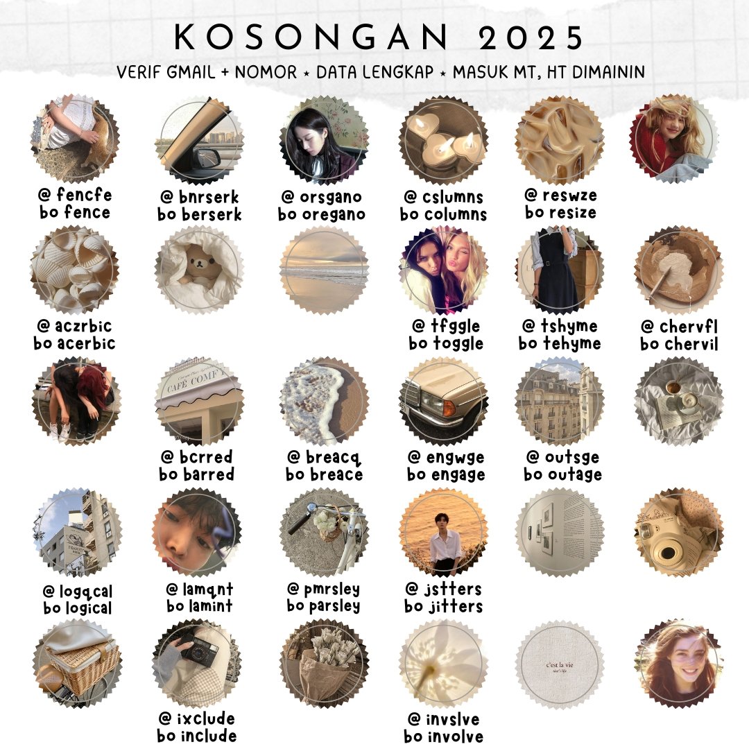 lintangfebr's tweet image. wts kosongan y25

💷 8OOO/akun
take banyak, DISKON!

- verif all
- all dom gmail
- data lengkap
- go green. masuk mt, ht dimainin

dm @lintangfebr 
wa.me/6285156873871
 
T. wtb acc akun ekon twt twitter X murah siap pakai kosong

zonauang 🤨7