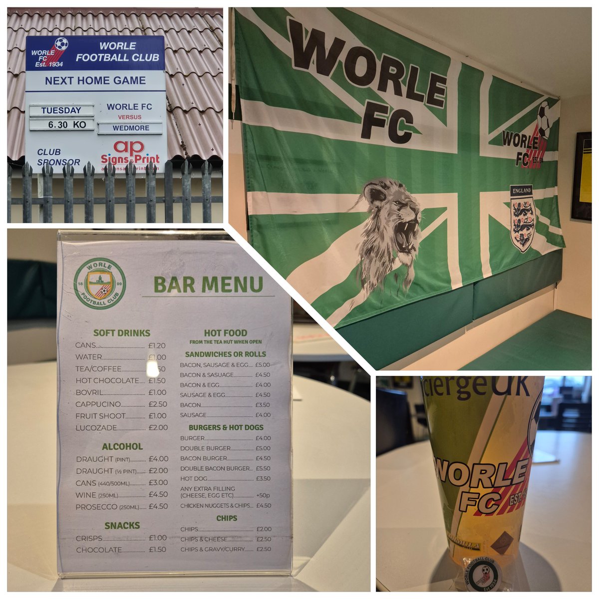 A big thank you to <a href="/Worle_FC/">Worle FC</a> for your hospitality &amp; welcome last night. Absolutely first class! 

Pleasure to meet <a href="/GaryColes50/">Gary Coles</a> &amp; the other volunteers. You are all a huge credit to your football club. 

Thank you. 

<a href="/SomersetFA/">Somerset FA</a> <a href="/somersetcfl/">Somerset County FL</a>