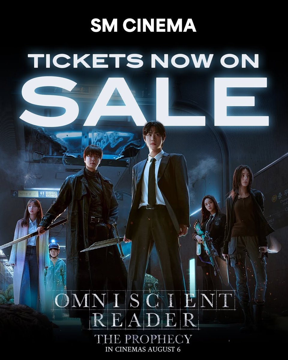 lmhminozph's tweet photo. Repost | SM Cinema

What if your favorite web novel became your reality? Prepare for a gripping fight for survival in Omniscient Reader: The Prophecy showing at SM Cinema starting August 6

#OmniscientReaderAtSMCinema #SMCinema #OmniscientReaderTheProphecy https://t.co/mVaz3fDGIF