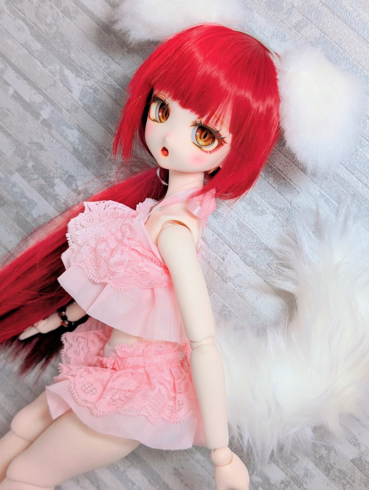 【美品】アルベロベロ　大判ストール　 ブタさん　赤ずきんちゃん 美品】アルベロベロ 大判ストール ブタさん 赤ずきんちゃん 美品