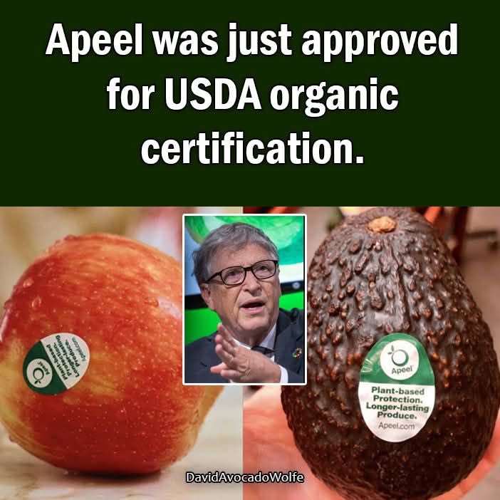 TheDoctorRegen's tweet image. How does this guy get away with so much bs? Organic is no longer safe with this coating of his being sprayed on them. Oh but it’s plant based to keep it fresh longer totally legit right?