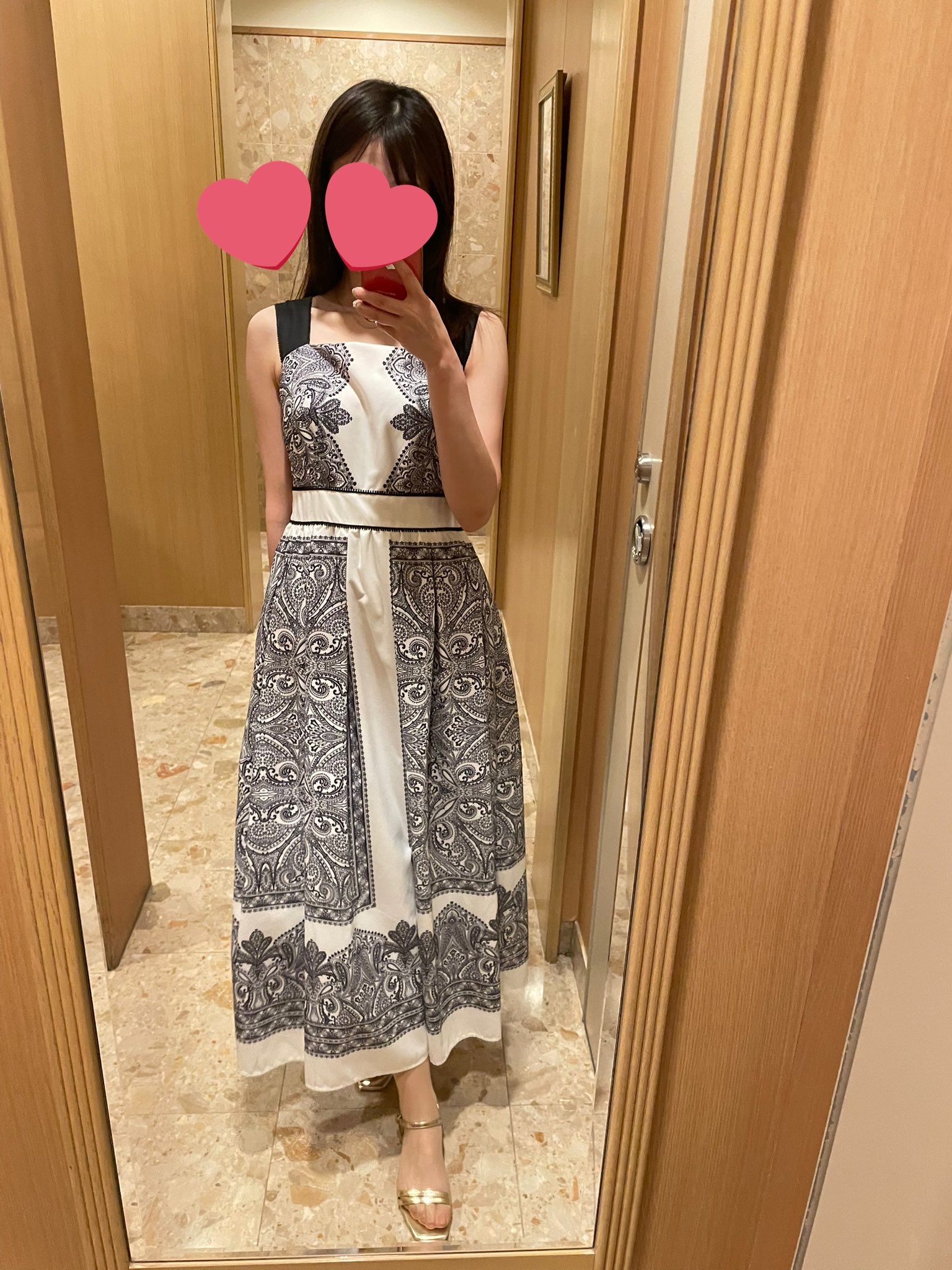 Marbella Panel Printed Dress Her lip to Marbella Panel Printed