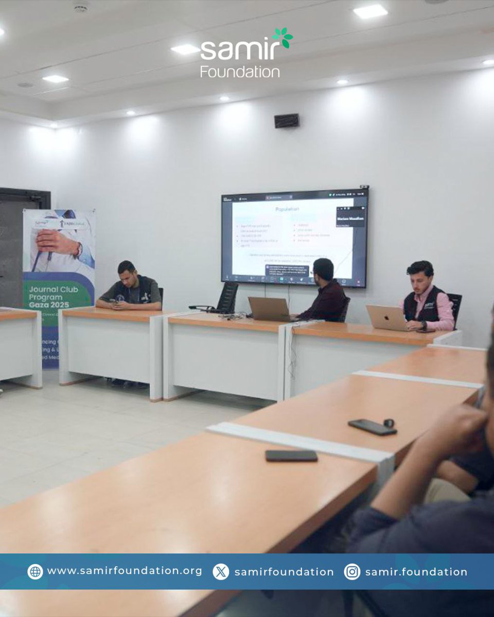 samirfoundation's tweet photo. The second FAJR MedEd and Samir foundation session on hypertension research, led by Dr. Haseen Khawaja and followed by a student-led review of the 2015 NEJM BP trial.
#SamirFoundation #MedicalStudent #HealthcareSupport #DoctorsInGaza https://t.co/marz9ldOKo
