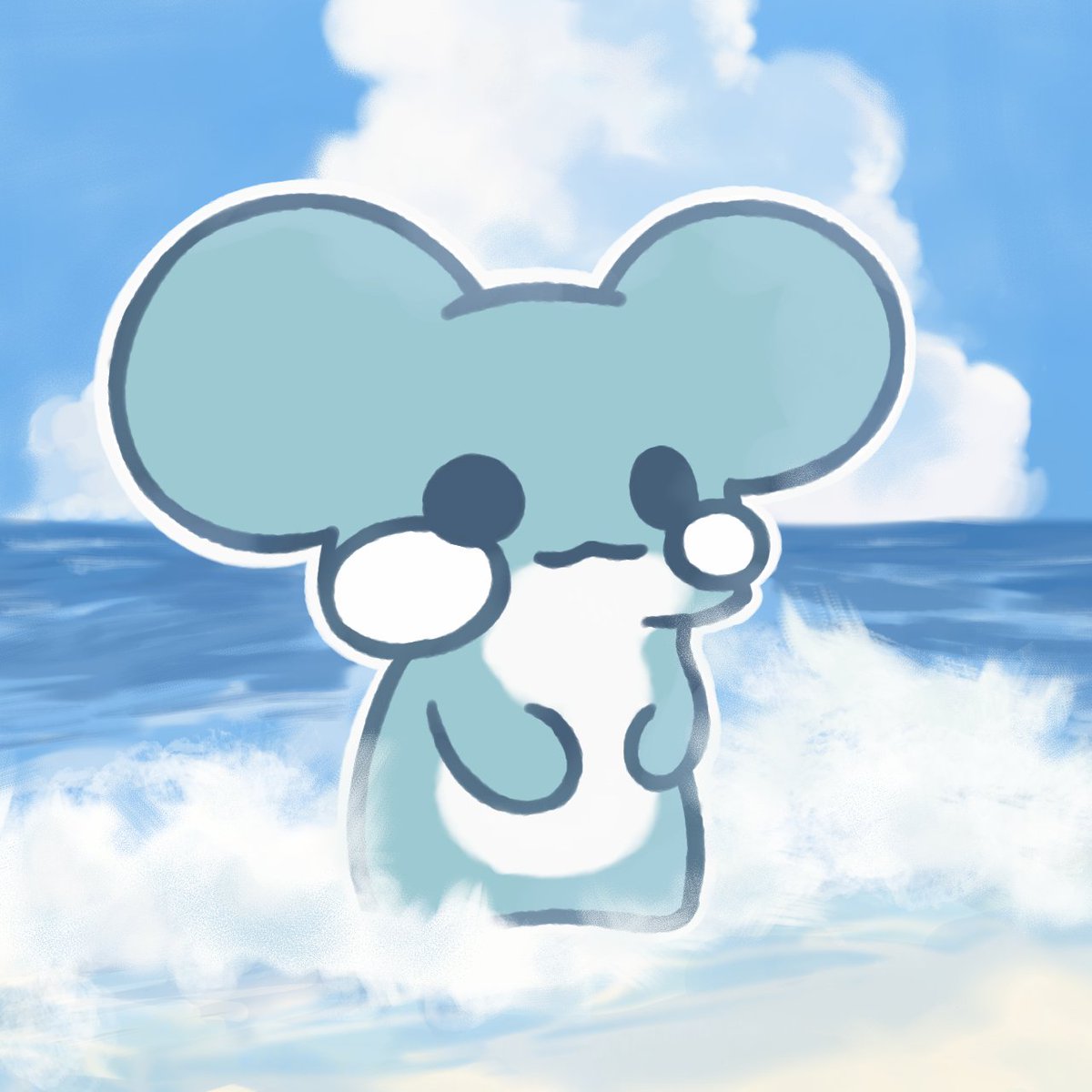 #カラフロ 新作情報🐸🎉

🐸販売開始 7/19 (土) 20:00
🐸 2000円 #HEXA
nft.hexanft.com/nft/issue/dAPw…

156匹目は夏の海で遊ぶカラフロです🐸🌊
良ければいいね・リポストよろしくお願いします🙇‍♀️✨ <a href="/HEXANFT/">HEXA（ヘキサ）</a>