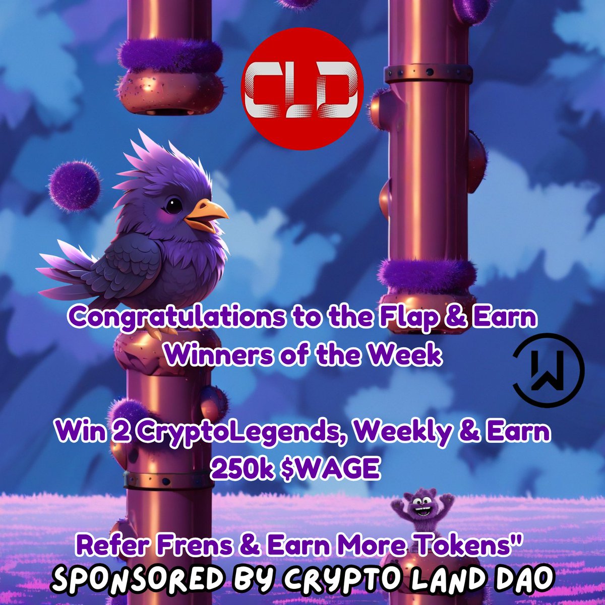 Flap & Earn (@flappyh1) on Twitter photo Congratulations to the winner of the week!
0x011c...8ef0
Sponsored by <a href="/Crypto_Land_DAO/">Crypto_Land_DAO 🛡🗡</a> Congratulations to the winner of the week!
0x011c...8ef0
Sponsored by <a href="/Crypto_Land_DAO/">Crypto_Land_DAO 🛡🗡</a>