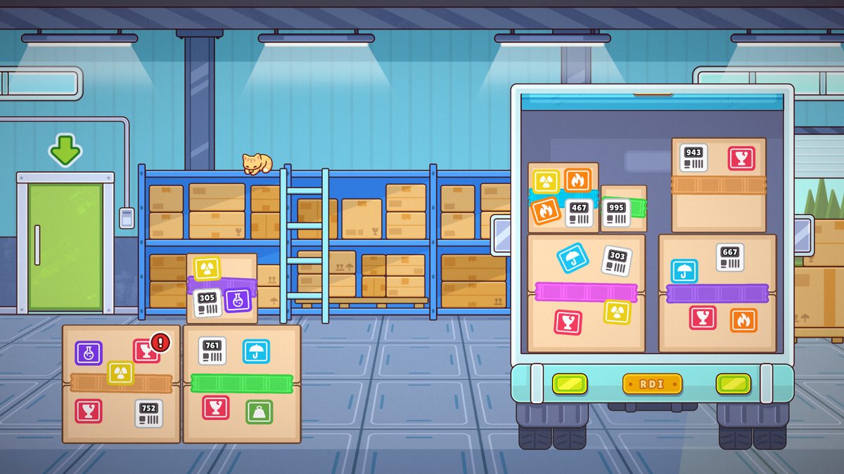 rogueducknet's tweet image. Ship, Inc. – the job sim you need!📦
Pack boxes, scan tags, and chase down shady cheques.
✨ Available on Steam! ✨
#wishlistwednesday #gamedev
