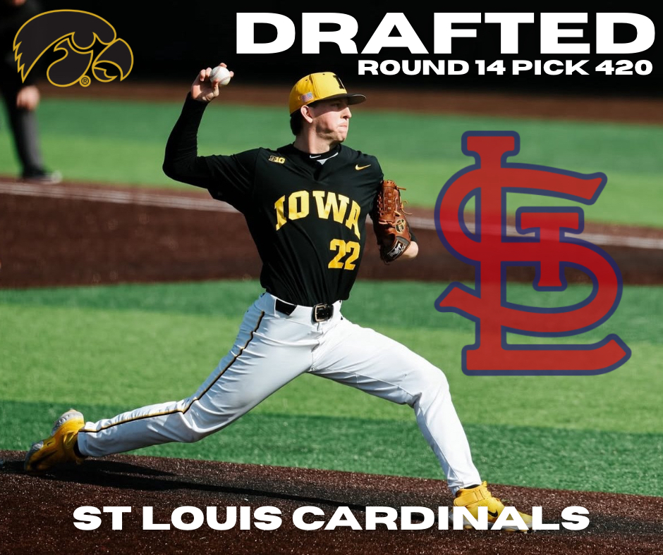 UIBASEManagers's tweet image. Congrats to Anthony Watts for being selected in the MLB Draft by the St. Louis Cardinals! His mid-90s fastball and elite gyro slider combined for a 144 Stuff+. Across 45 appearances for the Hawks, Watts generated a 35% whiff rate and held opposing batters to a .239 xBA.