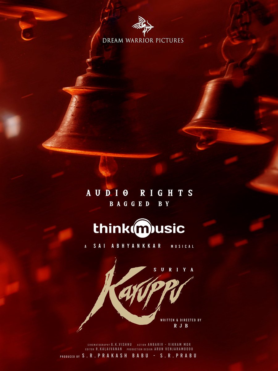 Think Music (@thinkmusicindia) on Twitter photo With pride we bring you <a href="/Suriya_offl/">Suriya Sivakumar</a> ’s #Karuppu — audio dropping soon on Think Music. 🤩
Written & Directed by <a href="/RJ_Balaji/">RJ Balaji</a> 🎬❤️🔥
Music <a href="/SaiAbhyankkar/">abhyankkar</a> 🎹💣
<a href="/trishtrashers/">Trish</a> #Indrans <a href="/natty_nataraj/">N.Nataraja Subramani</a> #Swasika <a href="/SshivadaOffcl/">Sshivada</a> #SupreethReddy #AnaghaMayaRavi <a href="/anbariv/">AnbAriv</a> #VikramMor With pride we bring you <a href="/Suriya_offl/">Suriya Sivakumar</a> ’s #Karuppu — audio dropping soon on Think Music. 🤩
Written & Directed by <a href="/RJ_Balaji/">RJ Balaji</a> 🎬❤️🔥
Music <a href="/SaiAbhyankkar/">abhyankkar</a> 🎹💣
<a href="/trishtrashers/">Trish</a> #Indrans <a href="/natty_nataraj/">N.Nataraja Subramani</a> #Swasika <a href="/SshivadaOffcl/">Sshivada</a> #SupreethReddy #AnaghaMayaRavi <a href="/anbariv/">AnbAriv</a> #VikramMor