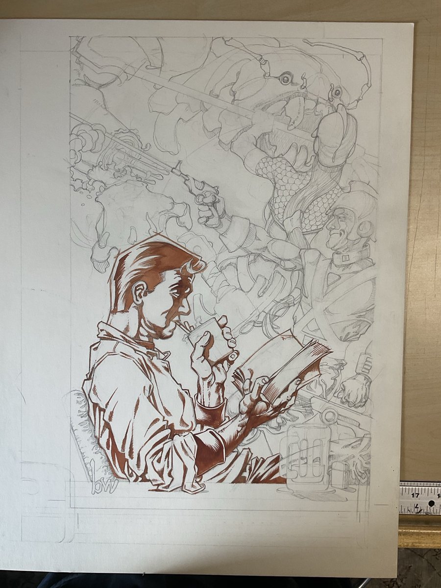 BillWillingham's tweet image. “Someday I’ll Finish This” is the title of about half the things I draw/paint/illustrate.