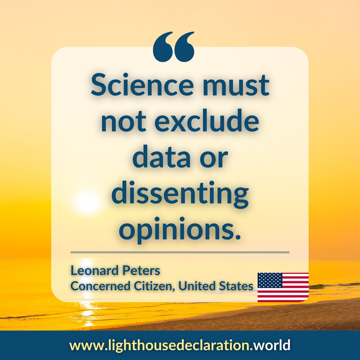 Lighthouse_Dec's tweet image. We’re proud to share more moving comments from our amazing signatories! Keep them coming — and if you haven’t signed yet, make your voice heard today!
It's Time to ACT: please SIGN and SHARE today.
👉 lighthousedeclaration.world
🔗 Link in bio
#truthseekers #questioneverything