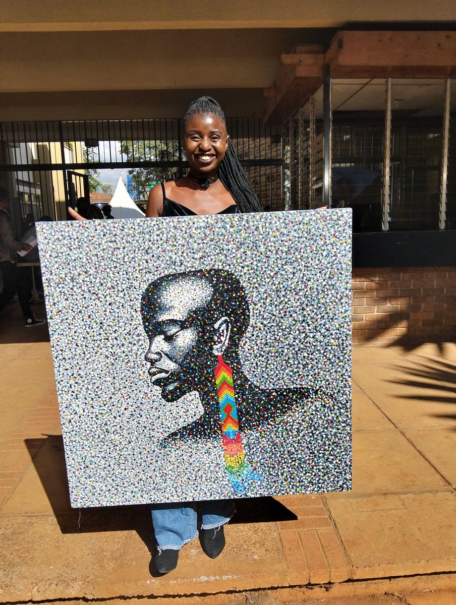 AffordableArtKe (@affordableartke) on Twitter photo . <a href="/little_aweko/">Aweko ๐จ๐บ๐ฌ</a> with one of her submissions for the May 2025 #AffordableArtShow. It sold. ๐ด . <a href="/little_aweko/">Aweko ๐จ๐บ๐ฌ</a> with one of her submissions for the May 2025 #AffordableArtShow. It sold. ๐ด