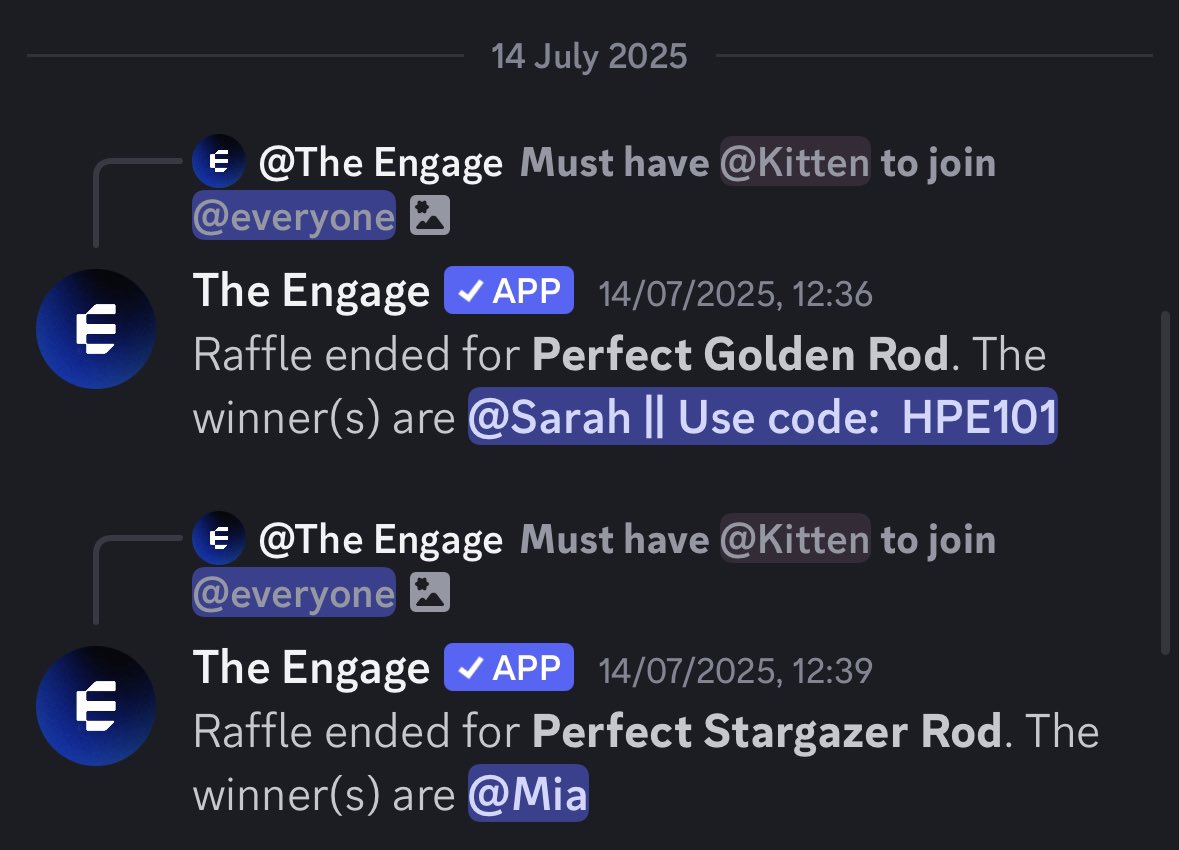 kimbokitten.ron (@kimbokitten) on Twitter photo Probably the only <a href="/FishingFrenzyCo/">Fishing Frenzy</a> guild that tries to help their players grow & grind 🐱
Join the Discord below⬇️ Probably the only <a href="/FishingFrenzyCo/">Fishing Frenzy</a> guild that tries to help their players grow & grind 🐱
Join the Discord below⬇️