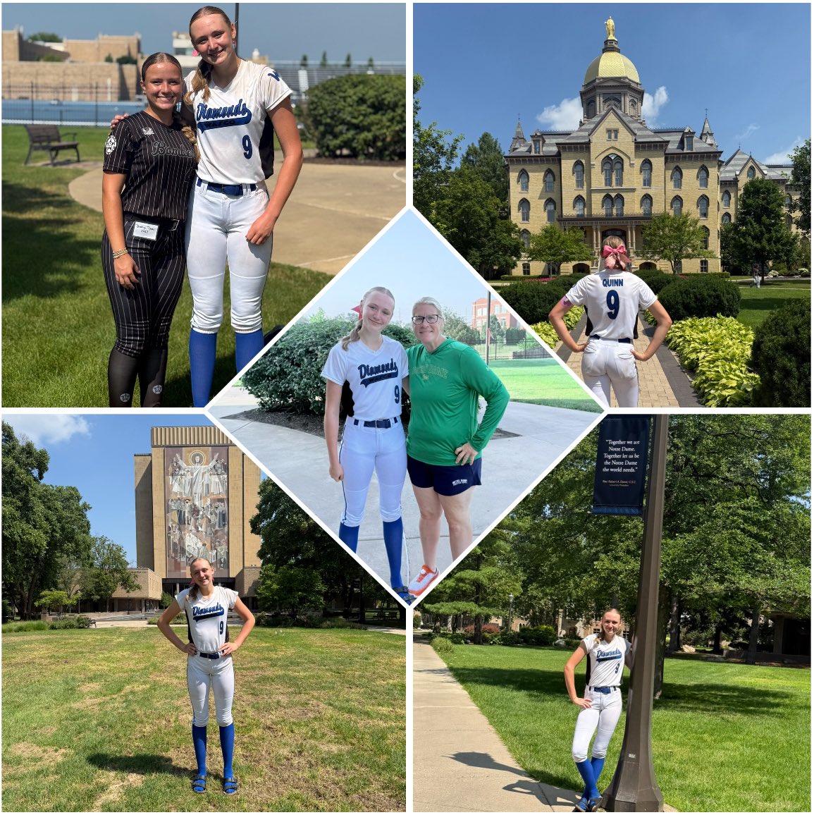 Molly Quinn (@mollyquinn2028) on Twitter photo Always love to be on ND’s campus whenever I can! Thank you <a href="/NDsoftball/">Notre Dame Softball</a> for another chance and the opportunity to meet new people! Go Irish ☘️ 💗
<a href="/2Ganeff/">Kris Ganeff</a> <a href="/Coach_pooch/">Mike “Pooch” Perniciaro</a> <a href="/BrooklynJT42/">Brooklyn Tyson 2027 LHP</a> <a href="/WascoDiamonds/">Wasco Diamonds</a> <a href="/WD16uJH/">Wasco Diamonds 16u JH</a> <a href="/RoxstarAcademy/">Roxy Wellhausen Moran</a> <a href="/softballwv/">Warrior Softball</a> <a href="/wv_girlsvb/">WVHS Volleyball 2025</a> #wascoproud #GoIrish Always love to be on ND’s campus whenever I can! Thank you <a href="/NDsoftball/">Notre Dame Softball</a> for another chance and the opportunity to meet new people! Go Irish ☘️ 💗
<a href="/2Ganeff/">Kris Ganeff</a> <a href="/Coach_pooch/">Mike “Pooch” Perniciaro</a> <a href="/BrooklynJT42/">Brooklyn Tyson 2027 LHP</a> <a href="/WascoDiamonds/">Wasco Diamonds</a> <a href="/WD16uJH/">Wasco Diamonds 16u JH</a> <a href="/RoxstarAcademy/">Roxy Wellhausen Moran</a> <a href="/softballwv/">Warrior Softball</a> <a href="/wv_girlsvb/">WVHS Volleyball 2025</a> #wascoproud #GoIrish