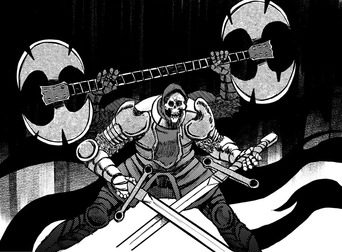JackLenihanArt's tweet image. Continuing with some more Foundry Works! I thought a 4 armed executioner design would be pretty metal. Hopefully yall think so too!