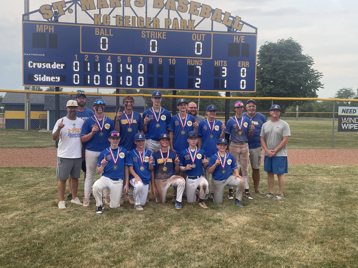 Lancer_BASE's tweet image. Congratulations to our Pony team for winning the West Ohio Pony League Championship tonight 7-2 over Sidney!