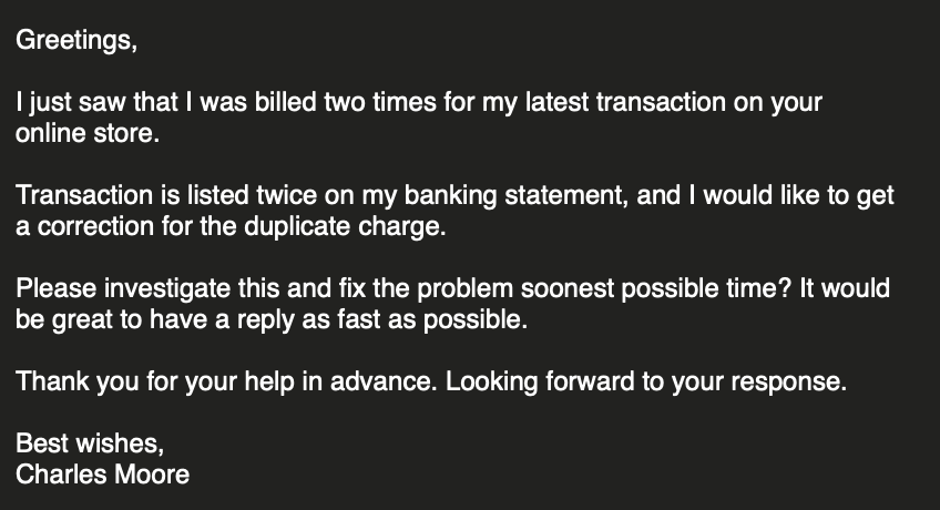 thisistonylu's tweet photo. A very smart, malicious attack was sent to me and I think it should be worth that everyone take notice. A thread. 

@troyhunt 

1. 
It was sent to me disputing a charge on one of my websites, something that I would usually reply asking more details about the charge. https://t.co/1RM2ZoYWE3