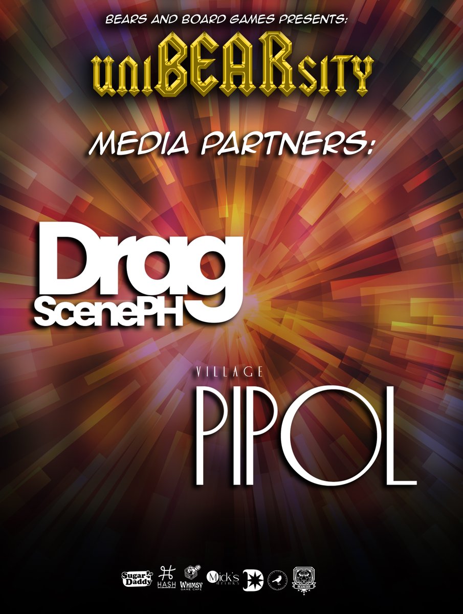 Bbg_ph's tweet image. To our official media partners, @villagepipol and @DragScenePH, thank  you.

Your voice carries ours. You helped share our mission.

We aren’t just an event. We are a community.

And you’re a big part of it. 

With all our love,
The Bears and Board Games Team

#BBG #ThankYou