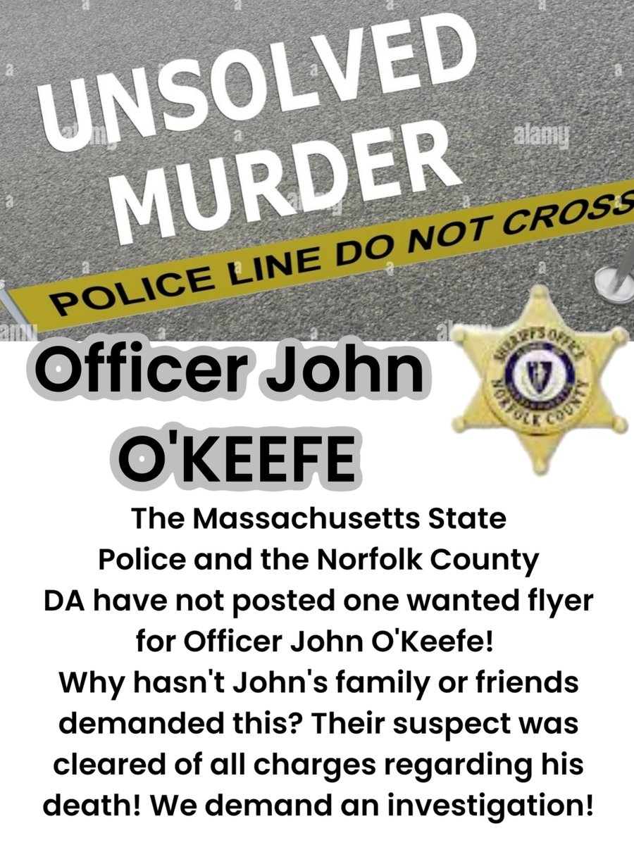 Massachusetts Corruption (@forturtleboy) on Twitter photo We need a real investigation into the death of #officerjohnokeefe
<a href="/FBI/">FBI</a>
<a href="/FBIBoston/">FBI Boston</a>
<a href="/TheJusticeDept/">U.S. Department of Justice</a>
<a href="/maura_healey/">Maura Healey</a>
<a href="/FBIDirectorKash/">FBI Director Kash Patel</a>
. We need a real investigation into the death of #officerjohnokeefe
<a href="/FBI/">FBI</a>
<a href="/FBIBoston/">FBI Boston</a>
<a href="/TheJusticeDept/">U.S. Department of Justice</a>
<a href="/maura_healey/">Maura Healey</a>
<a href="/FBIDirectorKash/">FBI Director Kash Patel</a>
.