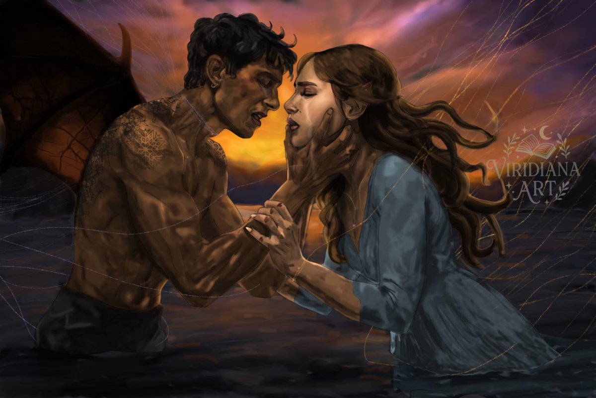 elrielvault's tweet image. Elriel, a forbidden romance in search of Koschei's Lake.

Art by viridianartsblog on tumblr 🤍