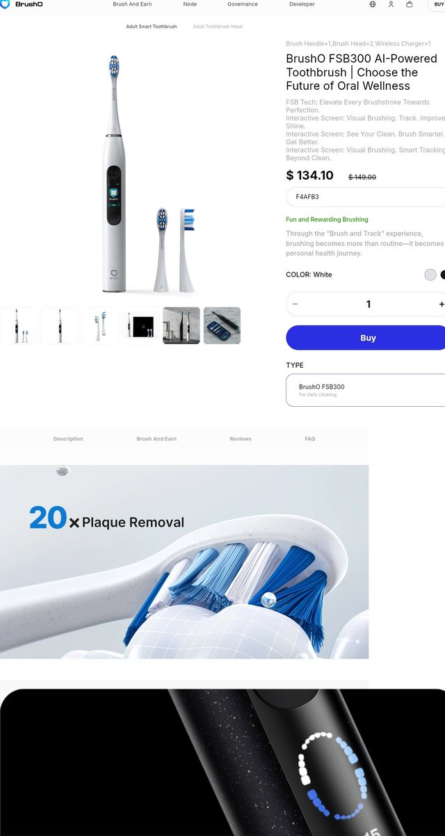 3enchNad's tweet image. Wanna upgrade your oral care? Drop a  in the comments, and I’ll DM you a discount code for BrushO! Let’s get those pearly whites shining!  #BrushoAI #SmartBrushing #SmileRevolution #OralCare #TechTrend2025