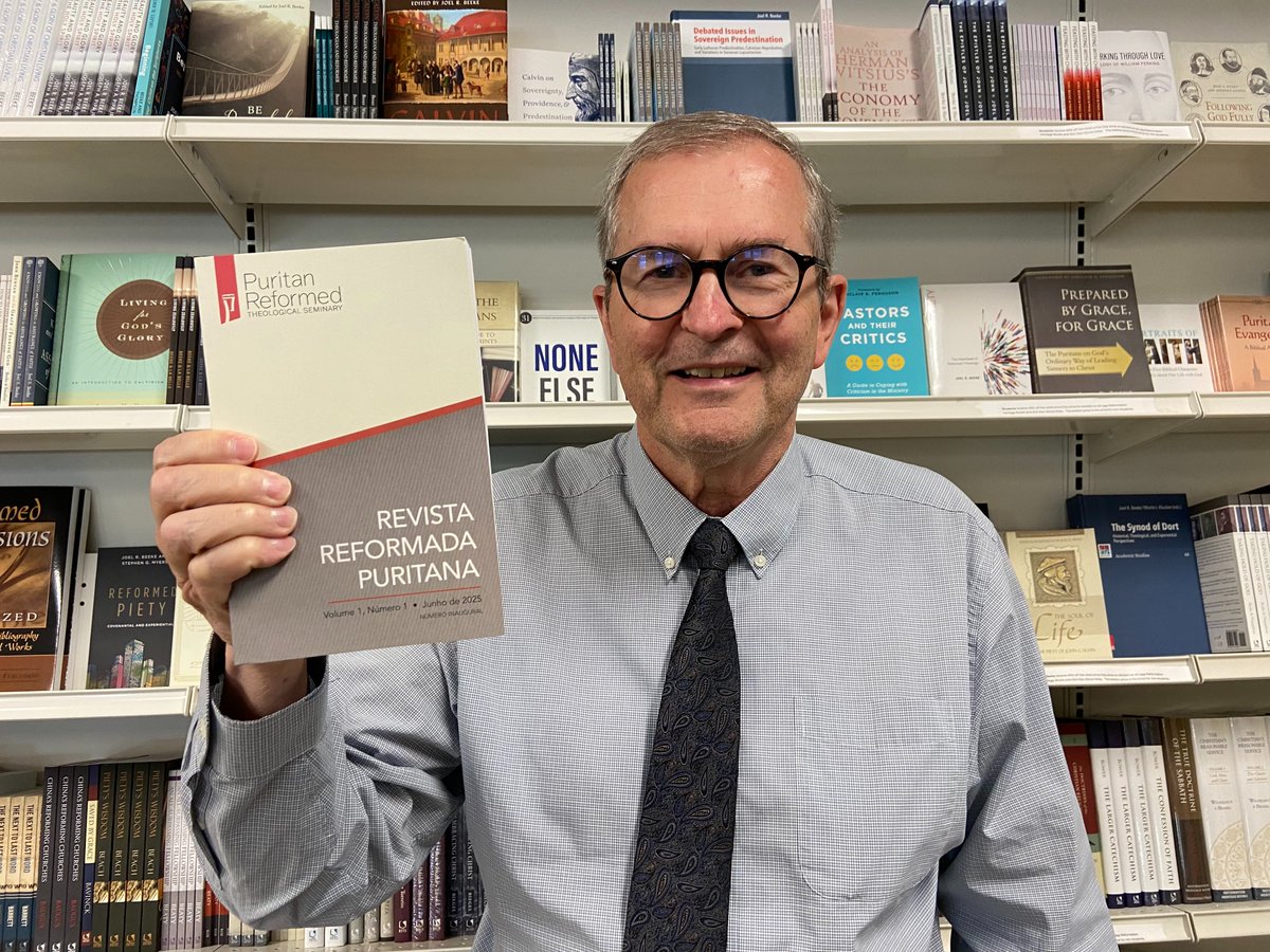 JoelBeeke's tweet image. I am grateful, humbled, and excited to receive the inaugural issue of our Puritan Reformed Journal in Portuguese: Revista Reformada Puritana, Volume 1, Numero 1. I’ve had the privilege of making about 25 trips to Brazil to speak at 70 conferences there in the last few decades, so…