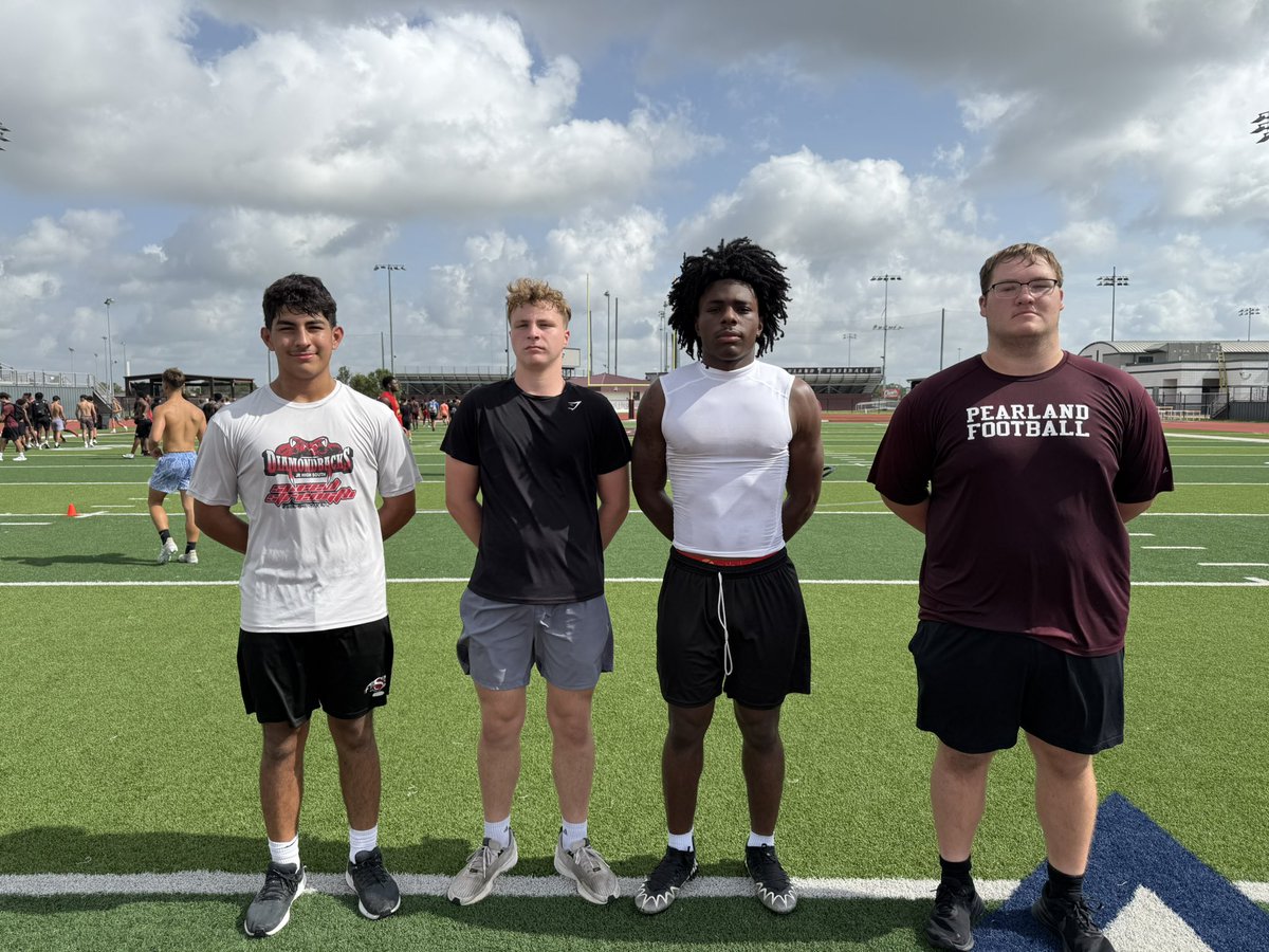 PearlandOilers's tweet image. Congratulations to our Oiler SAC Camp Athletes of the week from week 6!
Ja’Maurey Champion
Colby Rao
Owen Allen
Arian Gonzalez
2 days left…finish strong boys!