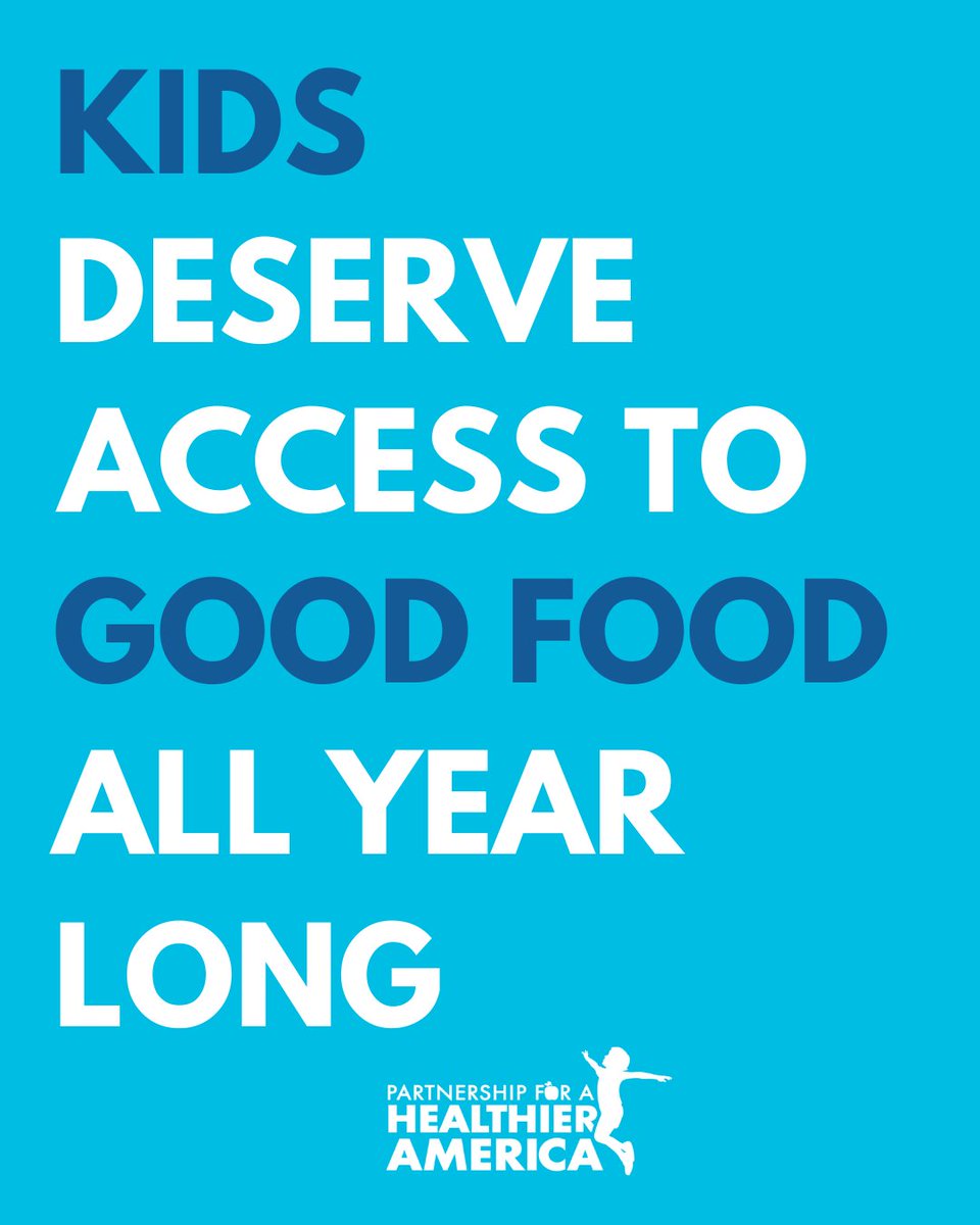 PHAnews's tweet image. When school’s out, 30M kids lose access to free meals.

Summer EBT helps eligible families fill the gap. Learn more at summerebt.org. 🍎 #