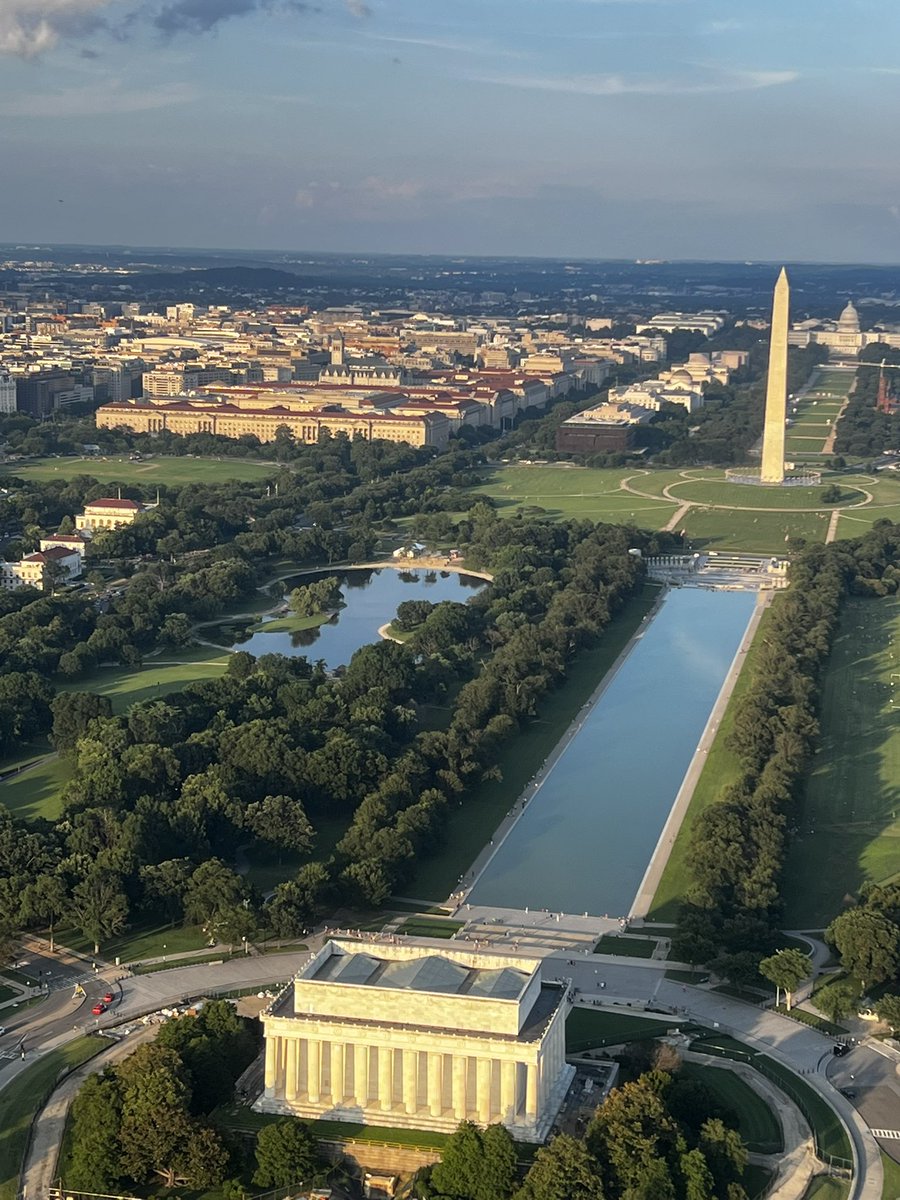 Not a bad airplane window view…