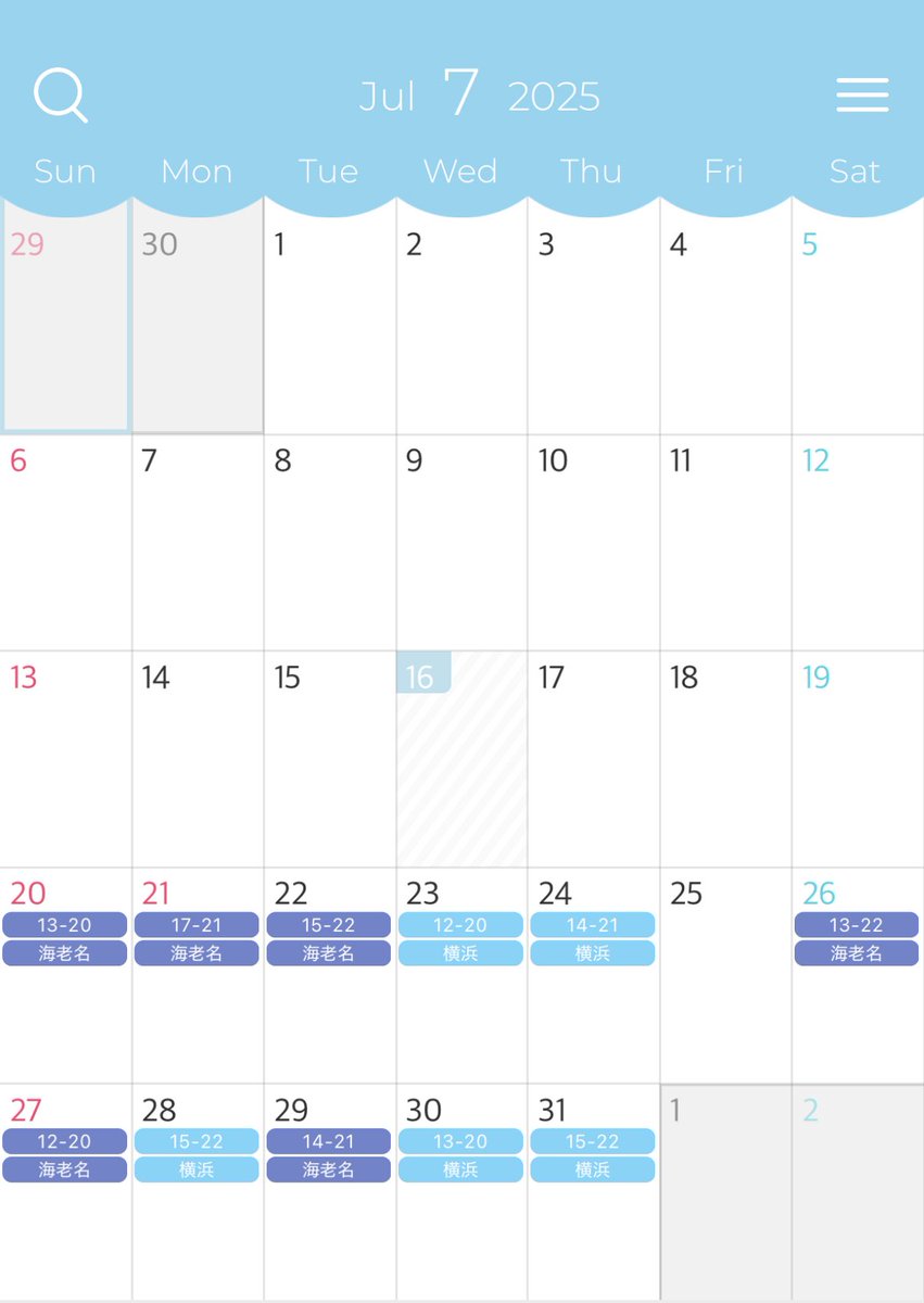 oishimelon_a's tweet image. 🎐7月𝑺𝒄𝒉𝒆𝒅𝒖𝒍𝒆🎐
この夏も、幸せなひとときを過ごそうね☺️🤍
あなたにお会いできるのを楽しみにしています🍋𓈒𓂂◌

🌻the-blanc.site🌻