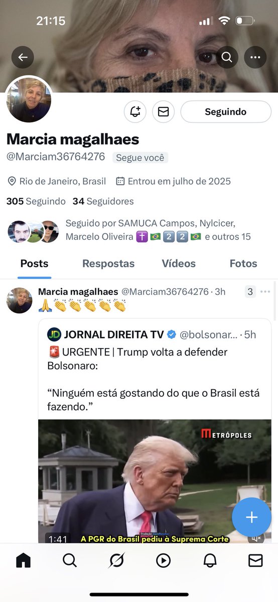 SERGIO RICARDO (@sergiorickbsb) on Twitter photo Já te seguindo de volta,<a href="/Marciam36764276/">Marcia magalhaes</a> !Vou te seguir também com a conta reserva <a href="/RICKSERGIOBSB/">SERGIO RICARDO- RESERVA @SERGIOR49076581</a> 🌻🌻Vamos fazer Marcia passar de 100 seguidores ainda hoje, patriotas? Mais um desafio!🇧🇷🇧🇷🤝🤝MARCIA SEGUIRÁ DE VOLTA TODOS OS PATRIOTAS QUE IRÃO TE SEGUIR, CERTO MÁRCIA? Já te seguindo de volta,<a href="/Marciam36764276/">Marcia magalhaes</a> !Vou te seguir também com a conta reserva <a href="/RICKSERGIOBSB/">SERGIO RICARDO- RESERVA @SERGIOR49076581</a> 🌻🌻Vamos fazer Marcia passar de 100 seguidores ainda hoje, patriotas? Mais um desafio!🇧🇷🇧🇷🤝🤝MARCIA SEGUIRÁ DE VOLTA TODOS OS PATRIOTAS QUE IRÃO TE SEGUIR, CERTO MÁRCIA?