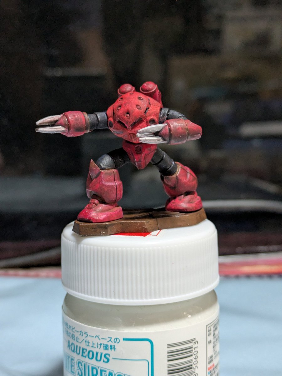 塗った～  
なんか楽しい😊