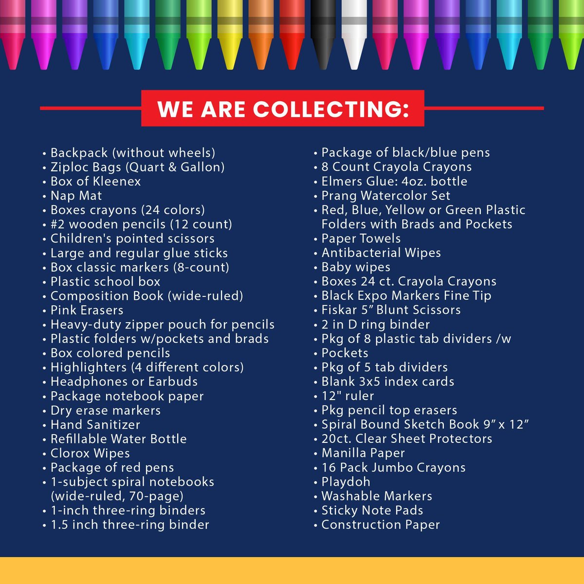 We need your support to help our Hill Country communities with a school supply drive. You can drop off donations at ESC-20 or call 210.370.5617 for pickup. Please help us rebuild our educational communities.