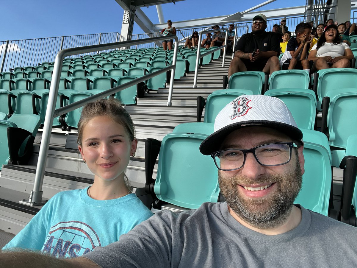 drjohnmeade's tweet image. The Kansas City sports scene is growing on us!
At the picturesque CPKC stadium on the Missouri River for the Teal Rising Cup! Let’s go @thekccurrent! #KCBABY