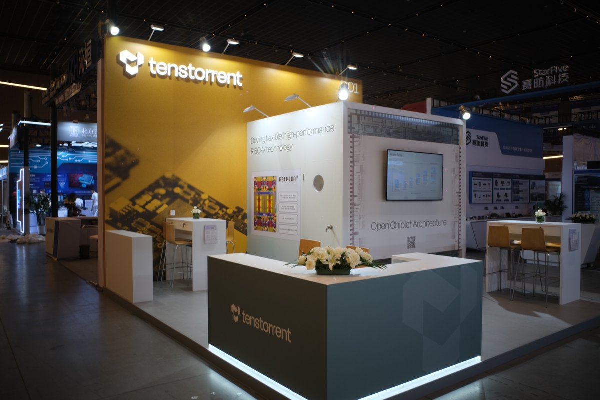 Tenstorrent (@tenstorrent) on Twitter photo See you at Booth D01 at <a href="/risc_v/">RISC-V International</a> Summit China. Also catch Chief Architect Wei-Han Lien’s keynote on July 17th at 10 am. See you at Booth D01 at <a href="/risc_v/">RISC-V International</a> Summit China. Also catch Chief Architect Wei-Han Lien’s keynote on July 17th at 10 am.
