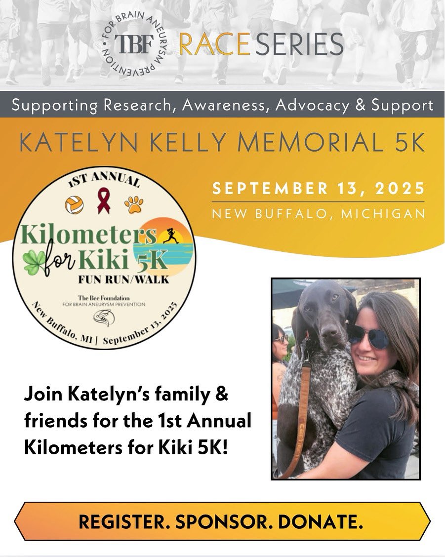 thebeefoundatio's tweet image. Join the family and friends of Katelyn Kelly for Kilometers for Kiki – a 5K Fun Run/Walk on Saturday, September 13, 2025, at 11 AM (ET).
Katelyn was a vibrant, loving soul who brought joy to everyone around her, especially her parents, David and Sue, her sister Marisa, and her…