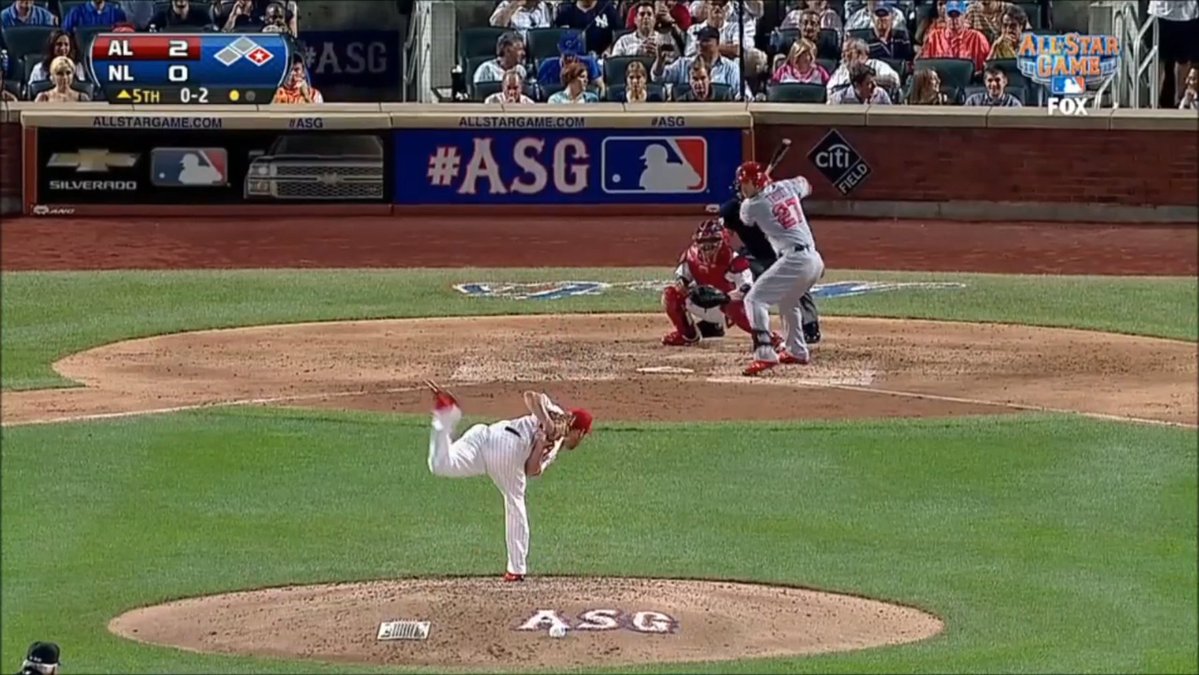 TVSportsUpdates's tweet image. This is the first time since 2013 that Fox's corner bug has read "ALL STAR GAME".
In recent years, it had just said "ALL STAR".
