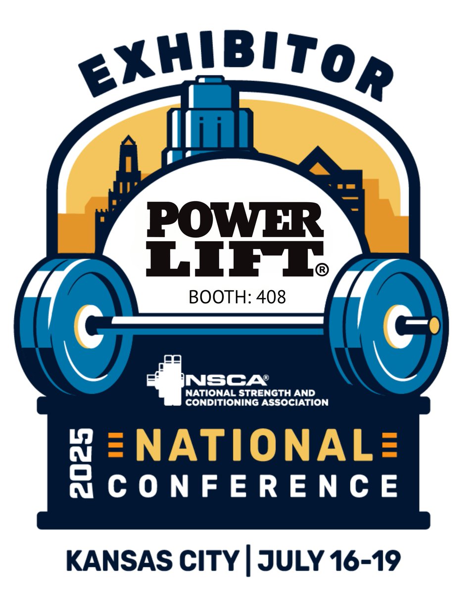 Meet us in KC for #NatCon2025 💪🏋️

📅 July 16th-19th
📌 Booth 408
💬 Bring your questions. Bring your vision. We’ll bring the solutions.

#NSCA #PowerLiftProud #PowerLiftBuilt