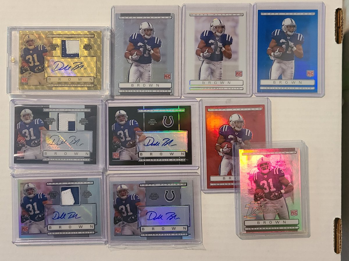 tillerjeff's tweet photo. Added a @Donaldb31 Superfractor to my collection. 2009 @Topps platinum RC patch auto. Fifth 1/1 and a step closer to the Platinum Rainbow. It was a good day. https://t.co/OX8g9wo73V