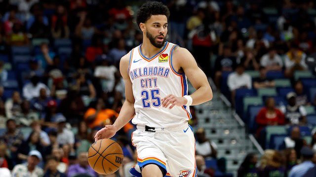 SkyedOKC's tweet image. Ajay Mitchell in the WIN against the Orlando Magic:
โข 27 points
โข 7 rebounds
โข 4 assists
โข 2 steals
โข 1 block
โข 9/13 FGs
โข 79.6 TS%
Sam Presti strikes gold once again.