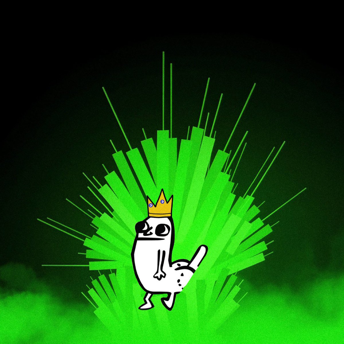 DickbuttCTO's tweet image. In the land of memes, Dickbutt still sits on the candles throne.