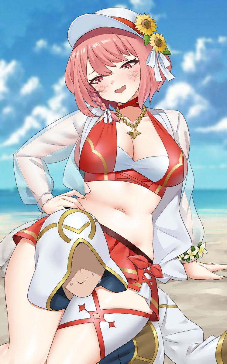RedKite333's tweet image. Lapis challenge, who dares?
crafted for @J58276884 thank you so much!
#FE #FireEmblem #Beach