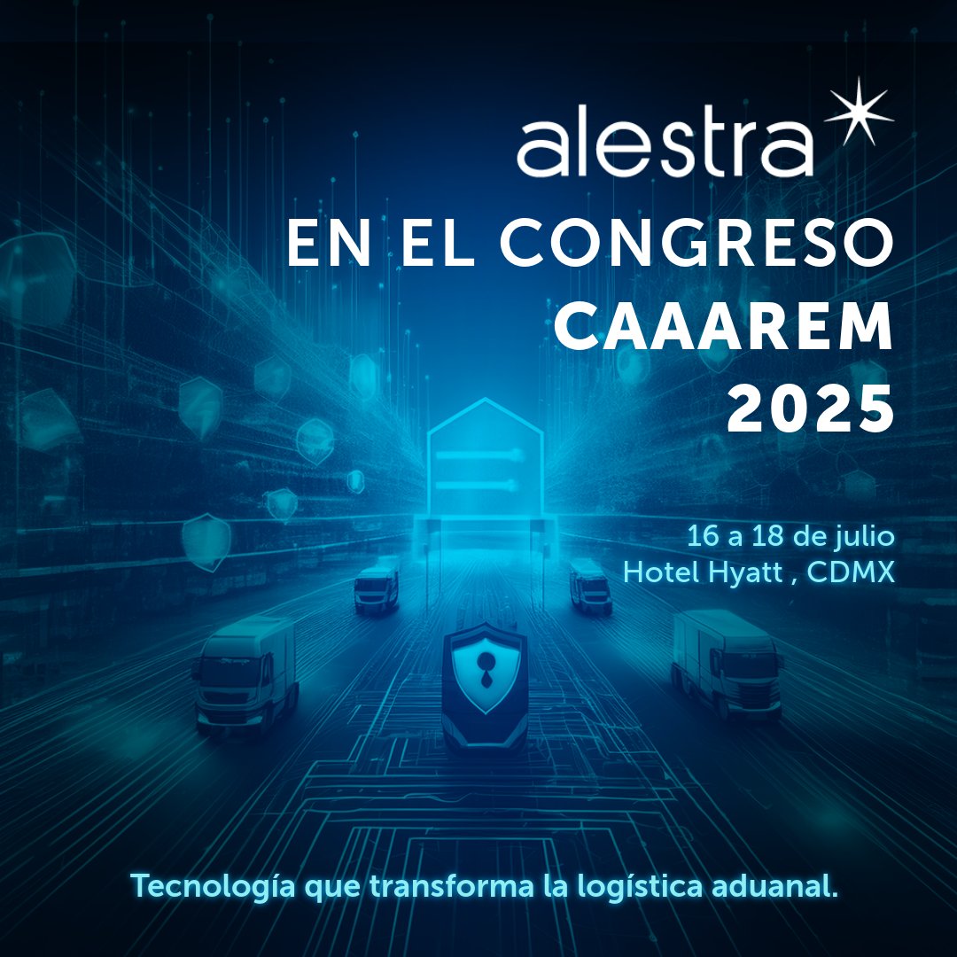 📅 Del 16 al 18 de julio, visita a Alestra en el 📌 stand 5 del #85CONGRESOCAAAREM.

Compartiremos nuestras soluciones y no te pierdas la charla de Gabriel Muñoz, Director de la Línea de Negocio TI en Alestra.

#TecnologíaQueConectaTuVida #CAAAREM2025
