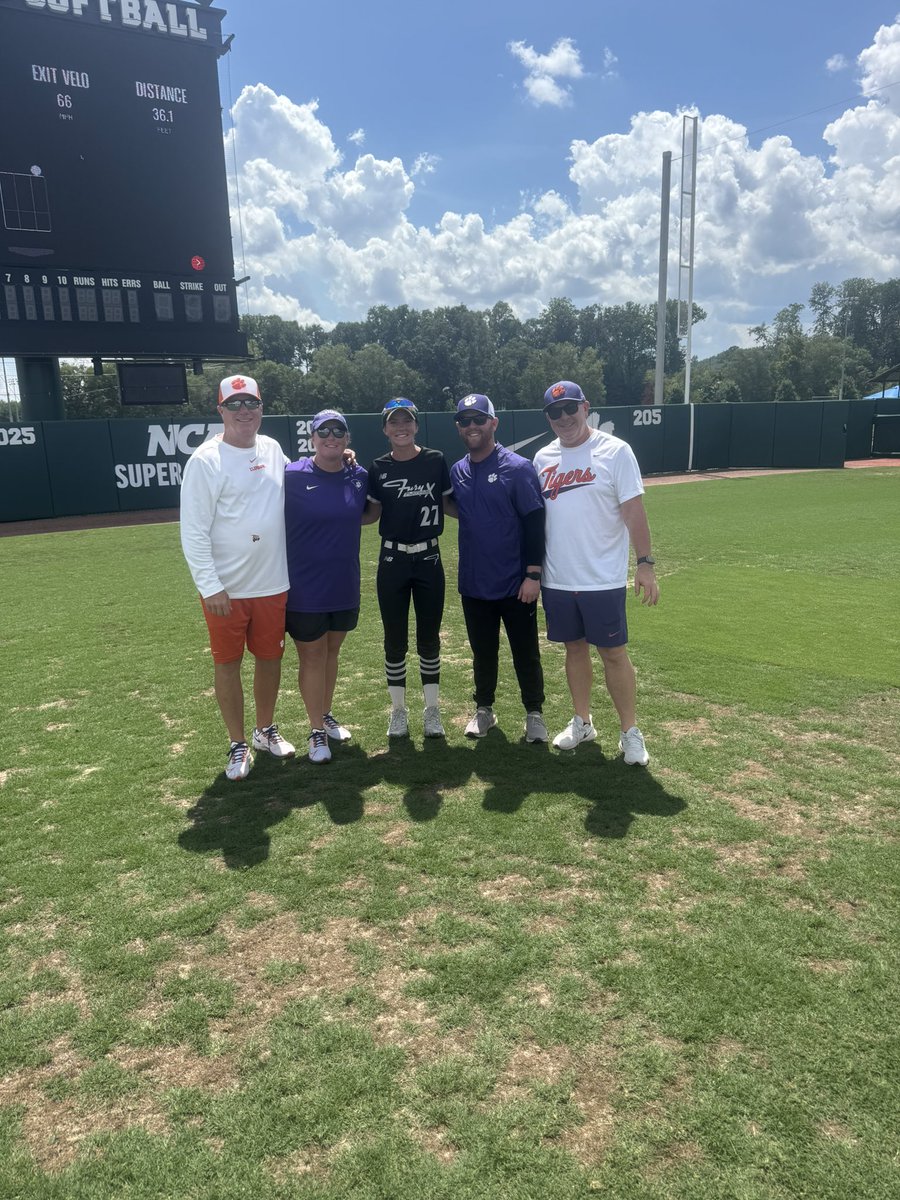 Ruby Collins (@rubycollins2026) on Twitter photo Always a great time in Tiger Town!! Thank you so much to coaches <a href="/rittmanjohn/">John Rittman</a> <a href="/KatieRepole/">Katie “Crash” Repole</a> <a href="/Coach_Wigs/">Ryan Wieligman</a> <a href="/ClemsonCoachKJ/">Kyle Jamieson</a> and the rest of the staff for putting on another great camp! I had so much fun and can’t wait to be back!!!!🤍🧡💜 Always a great time in Tiger Town!! Thank you so much to coaches <a href="/rittmanjohn/">John Rittman</a> <a href="/KatieRepole/">Katie “Crash” Repole</a> <a href="/Coach_Wigs/">Ryan Wieligman</a> <a href="/ClemsonCoachKJ/">Kyle Jamieson</a> and the rest of the staff for putting on another great camp! I had so much fun and can’t wait to be back!!!!🤍🧡💜