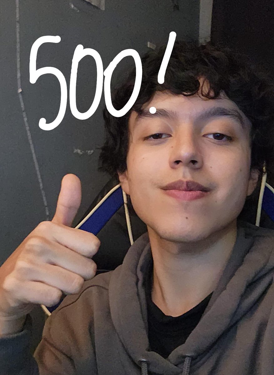 MatysitoGaymer's tweet image. GRACIAS POR LOS 500 SEGUIDORES!!
GAMERS SERA QUE LLEGAMOS A LOS 5 LIKES?